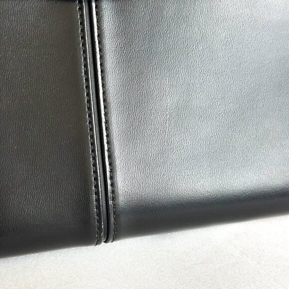 Vintage YSL Yves Saint Laurent Black Box Leather Top Handle Bag - Picture 4 of 16